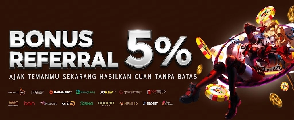 BONUS REFERRAL HINGGA 8%